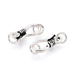 925 Sterling Silver Hook Clasps&nbsp;STER-N016-62AS