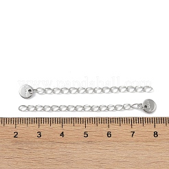 Non-Tarnish 304 Stainless Steel Chain Extender&nbsp;STAS-I304-25P