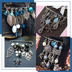 30Pcs Iron Brooch Findings &nbsp;FIND-SC0020-46P