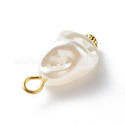 ABS Plastic Imitation Pearl Pendants&nbsp;PALLOY-JF00835