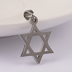 Tarnish Resistant 304 Stainless Steel Pendants&nbsp;STAS-M245-24P