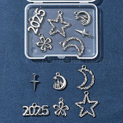 12Pcs 6 Styles Alloy Pendants&nbsp;FIND-FS0003-38P