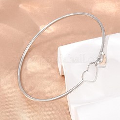 304 Stainless Steel Bangles for Women&nbsp;BJEW-N040-01B-P
