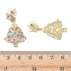 Alloy Dangle Stud Earrings&nbsp;EJEW-H173-02G-02