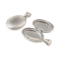 316 Stainless Steel Locket Pendants&nbsp;STAS-K321-07P