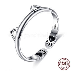 925 Sterling Silver Cuff Rings&nbsp;RJEW-BB70407