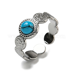 304 Stainless Steel Open Cuff Rings&nbsp;STAS-Z060-15P