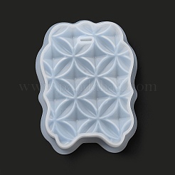 DIY Embossed Flower Pattern Pendant Silicone Molds&nbsp;DIY-G079-01B