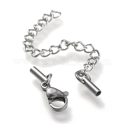 Tarnish Resistant 304 Stainless Steel Curb Chain Extender&nbsp;STAS-K195-29P-016
