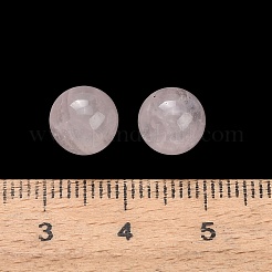 Natural Rose Quartz Sphere Beads&nbsp;G-H359-02J-8mm