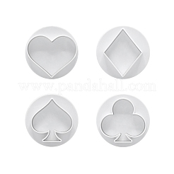 PP Plastic Playing Card Theme Cookie Cutters&nbsp;PW-WG657F4-01
