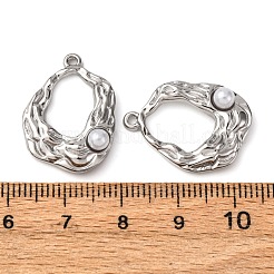 304 Stainless Steel Pendants&nbsp;STAS-P406-09P