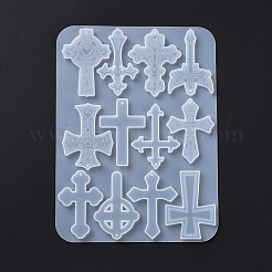DIY Cross Pendant Silicone Molds&nbsp;DIY-E057-02