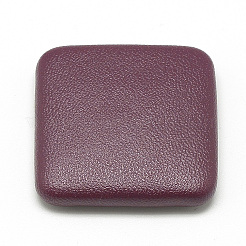 Imitation Leather Cloth Fabric Covered Cabochons&nbsp;WOVE-S084-02C