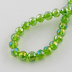 Electroplate Glass Bead Strands&nbsp;EGLA-R040-12mm-M