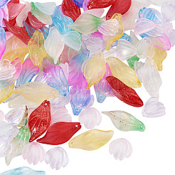 120Pcs 2 Styles Transparent Glass Pendants&nbsp;GGLA-TA0004-02