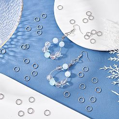 300Pcs 304 Stainless Steel Open Jump Rings&nbsp;STAS-DC0011-97