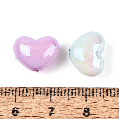 Luminous UV Plating Opaque Acrylic Beads&nbsp;OACR-N154-02A-01