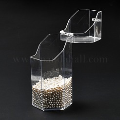 Flip Cover Hexagon Plastic Pen Holder&nbsp;MRMJ-E010-02