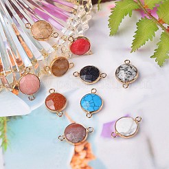 10Pcs 10 Styles Gemstone Links Connectors&nbsp;G-SZ0001-12LG