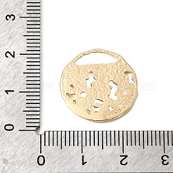 Brass Pave Clear Cubic Zirconia Pendants&nbsp;ZIRC-L106-03G