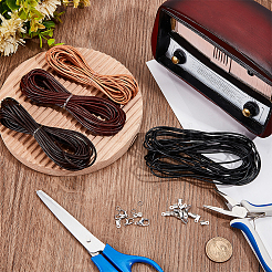 DIY Braided Cord Bracelet Necklace Making Kit&nbsp;DIY-WH0504-09
