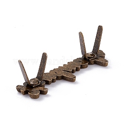 Zinc Alloy Bag Lock Catch Clasps&nbsp;DIY-TAC0016-04AB