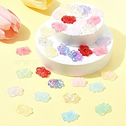 60Pcs 10 Colors Baking Paint Glass Beads&nbsp;GLAA-FS0002-01