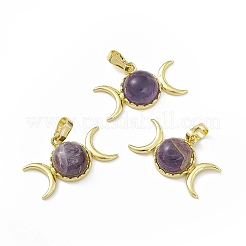 Natural Mixed Gemstone Pendants&nbsp;G-H283-02