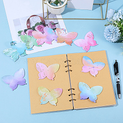 240Pcs 12 Styles Coloful Butterfly Pad Sticky Notes&nbsp;DIY-SP0006-65