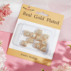 10Pcs Rack Plating Brass Pendants&nbsp;KK-BBC0011-21