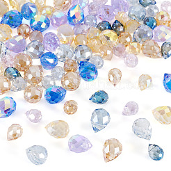 100Pcs 10 Styles Electroplate Glass Beads&nbsp;EGLA-TA0013-44