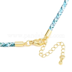 Braided Polycotton Cord Necklaces Making&nbsp;MAK-F038-B20-G