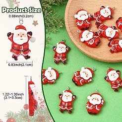 12Pcs 2 Styles Opaque Resin Pendants&nbsp;CRES-YW0002-76