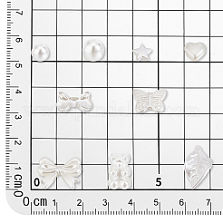 400Pcs 10 Styles ABS Plastic Imitation Pearl Beads&nbsp;KY-PH0002-06
