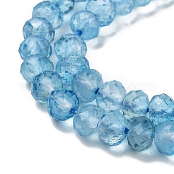 Natural Blue Topaz Beads Strands&nbsp;G-B088-D05-03