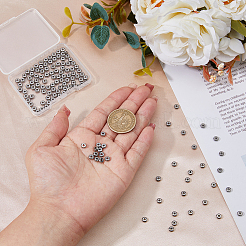 150Pcs 304 Stainless Steel Spacer Beads&nbsp;STAS-DC0015-84