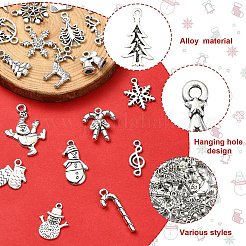 100Pcs 20 Styles Tibetan Style Alloy Pendants&nbsp;FIND-YW0005-44