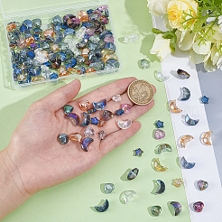 180Pcs 18 Styles Electroplate Glass Bead&nbsp;EGLA-NB0001-84