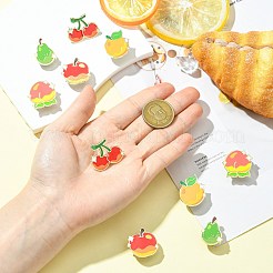 10Pcs 5 Styles Fruit Enamel Pin&nbsp;JEWB-CJ0003-20