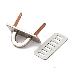 Zinc Alloy and Copper Bag Shoes Buckle Clips&nbsp;FIND-WH0063-91P-RS