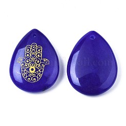 Natural White Jade Pendants&nbsp;G-T122-73F