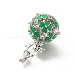 Alloy Enamel Bead Cage Pendants&nbsp;ENAM-M047-01P-A