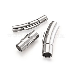 304 Stainless Steel Bayonet Clasps & Magnetic Screw Clasps&nbsp;STAS-YS0001-04P