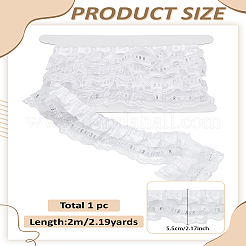 2M Double Polyester Lace Trim for Sewing Decoration&nbsp;OCOR-LP0002-36