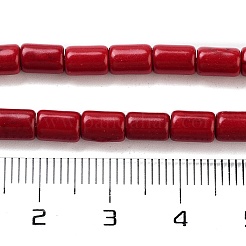 Synthetic Turquoise Beads Strands&nbsp;TURQ-G120-4x6mm-07