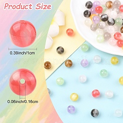 50Pcs Opaque UV Reactive Beads&nbsp;RESI-YW0005-93
