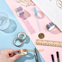 1Bag Lace Patterns PET Floral Decorative Tape Set&nbsp;AJEW-SP0002-74A