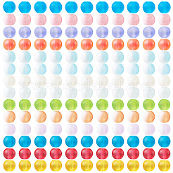 280Pcs 14 Colors Transparent Glass Beads Strands&nbsp;GLAA-TA0012-34