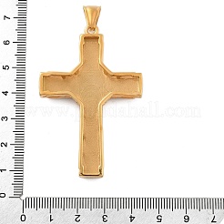 304 Stainless Steel Rhinestone Pendants&nbsp;STAS-G346-51G